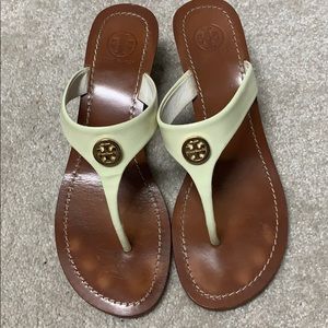 Tory Burch Thongs size 8.5 with heel